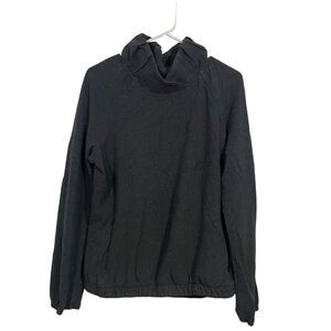 Lululemon Charcoal Grey Mock Neck Pullover Sweatshirt